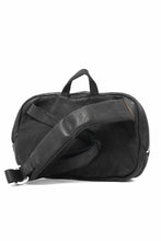 Load image into Gallery viewer, ISAMU KATAYAMA BACKLASH CROSS BODY BAG / DOUBLE-SHOULDER OBJECT DYED (BLACK)