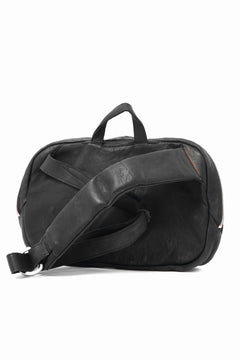 Load image into Gallery viewer, ISAMU KATAYAMA BACKLASH CROSS BODY BAG / DOUBLE-SHOULDER OBJECT DYED (BLACK)