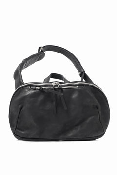 Load image into Gallery viewer, ISAMU KATAYAMA BACKLASH CROSS BODY BAG / DOUBLE-SHOULDER OBJECT DYED (BLACK)