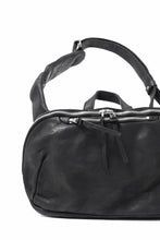 Load image into Gallery viewer, ISAMU KATAYAMA BACKLASH CROSS BODY BAG / DOUBLE-SHOULDER OBJECT DYED (BLACK)