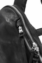 Load image into Gallery viewer, ISAMU KATAYAMA BACKLASH CROSS BODY BAG / DOUBLE-SHOULDER OBJECT DYED (BLACK)
