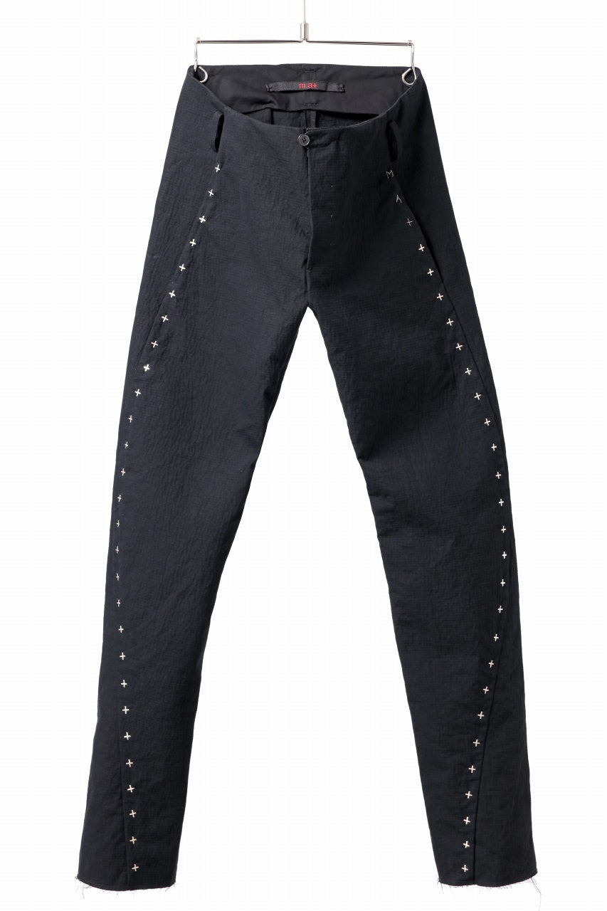 画像をギャラリービューアに読み込む, m.a+ 3 pocket silver cross studds tight pants / P1CM/S/CM4 (BLACK)