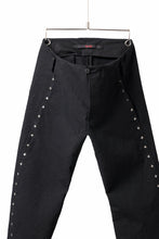 画像をギャラリービューアに読み込む, m.a+ 3 pocket silver cross studds tight pants / P1CM/S/CM4 (BLACK)