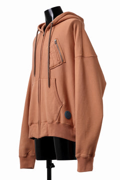 画像をギャラリービューアに読み込む, FACETASM CHEST-POCKET ZIP HOODIE (BROWN)