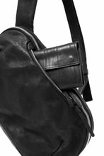 Load image into Gallery viewer, ISAMU KATAYAMA BACKLASH CROSS BODY BAG / DOUBLE-SHOULDER OBJECT DYED (BLACK)