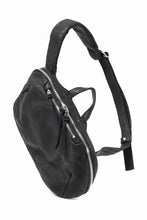 Load image into Gallery viewer, ISAMU KATAYAMA BACKLASH CROSS BODY BAG / DOUBLE-SHOULDER OBJECT DYED (BLACK)