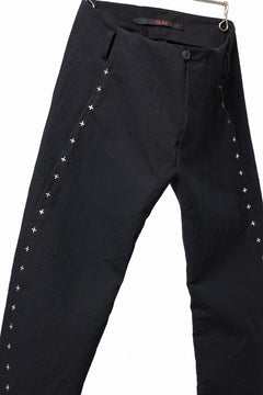 画像をギャラリービューアに読み込む, m.a+ 3 pocket silver cross studds tight pants / P1CM/S/CM4 (BLACK)