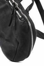 Load image into Gallery viewer, ISAMU KATAYAMA BACKLASH CROSS BODY BAG / DOUBLE-SHOULDER OBJECT DYED (BLACK)