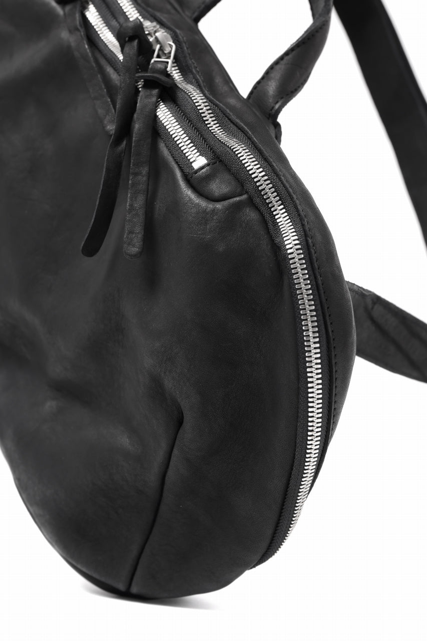 Load image into Gallery viewer, ISAMU KATAYAMA BACKLASH CROSS BODY BAG / DOUBLE-SHOULDER OBJECT DYED (BLACK)