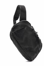 Load image into Gallery viewer, ISAMU KATAYAMA BACKLASH CROSS BODY BAG / DOUBLE-SHOULDER OBJECT DYED (BLACK)