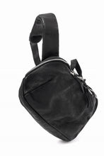 Load image into Gallery viewer, ISAMU KATAYAMA BACKLASH CROSS BODY BAG / DOUBLE-SHOULDER OBJECT DYED (BLACK)