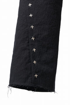 画像をギャラリービューアに読み込む, m.a+ 3 pocket silver cross studds tight pants / P1CM/S/CM4 (BLACK)