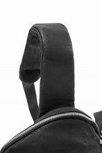 Load image into Gallery viewer, ISAMU KATAYAMA BACKLASH CROSS BODY BAG / DOUBLE-SHOULDER OBJECT DYED (BLACK)
