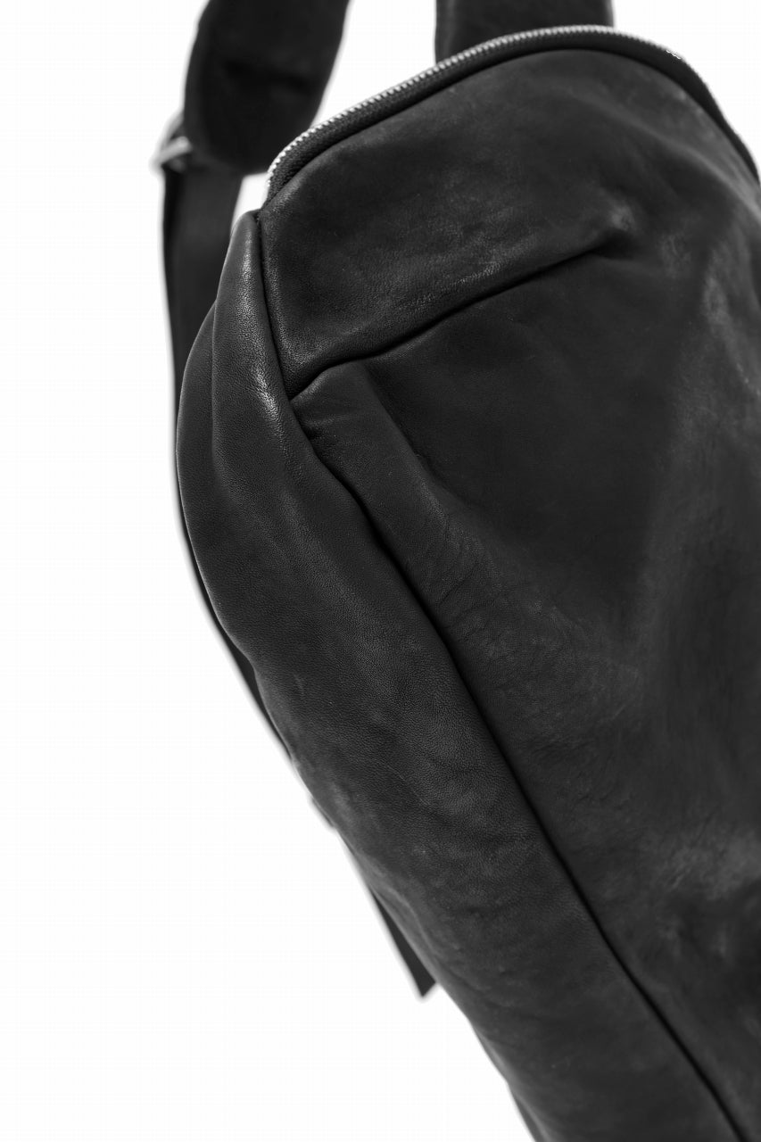 Load image into Gallery viewer, ISAMU KATAYAMA BACKLASH CROSS BODY BAG / DOUBLE-SHOULDER OBJECT DYED (BLACK)