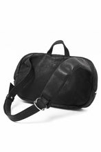 Load image into Gallery viewer, ISAMU KATAYAMA BACKLASH CROSS BODY BAG / DOUBLE-SHOULDER OBJECT DYED (BLACK)