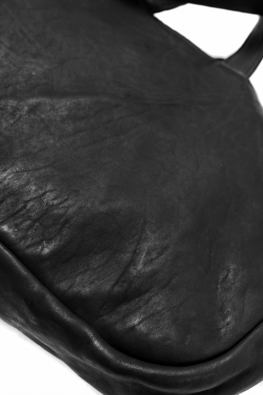 Load image into Gallery viewer, ISAMU KATAYAMA BACKLASH CROSS BODY BAG / DOUBLE-SHOULDER OBJECT DYED (BLACK)