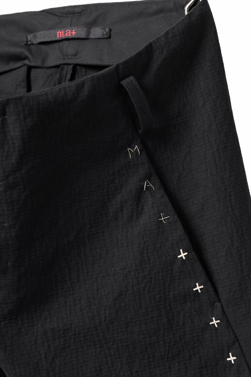 画像をギャラリービューアに読み込む, m.a+ 3 pocket silver cross studds tight pants / P1CM/S/CM4 (BLACK)