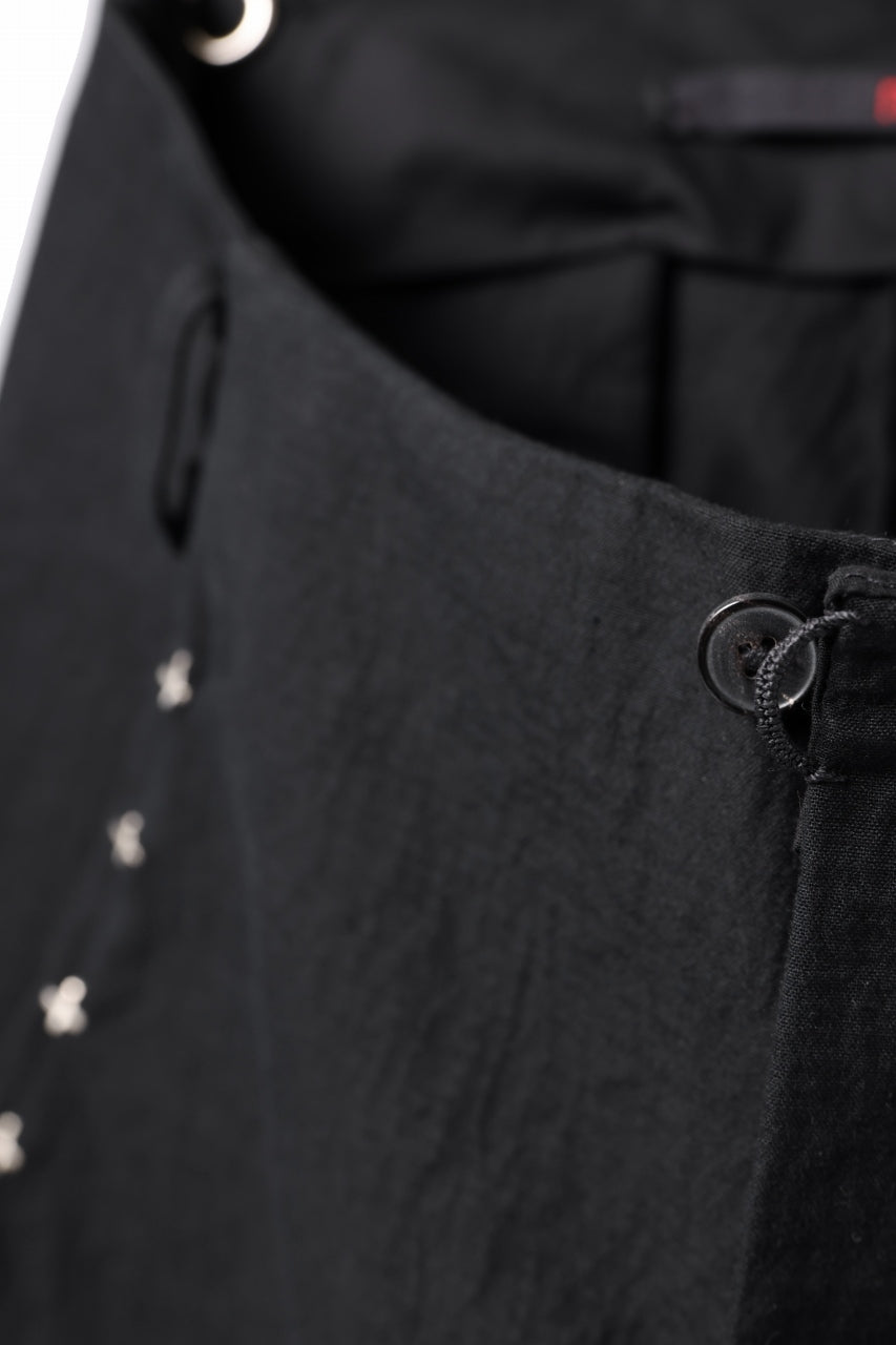 画像をギャラリービューアに読み込む, m.a+ 3 pocket silver cross studds tight pants / P1CM/S/CM4 (BLACK)
