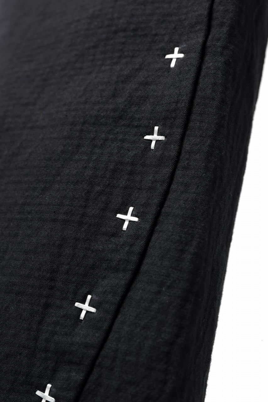 画像をギャラリービューアに読み込む, m.a+ 3 pocket silver cross studds tight pants / P1CM/S/CM4 (BLACK)