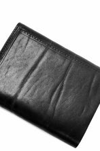 Load image into Gallery viewer, ISAMU KATAYAMA BACKLASH TRI-FOLD SHORT WALLET / ITALY DOUBLE SHOULDER (BLACK)