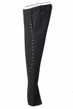 画像をギャラリービューアに読み込む, m.a+ 3 pocket silver cross studds tight pants / P1CM/S/CM4 (BLACK)