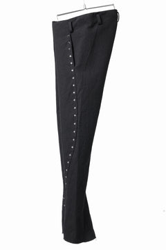 画像をギャラリービューアに読み込む, m.a+ 3 pocket silver cross studds tight pants / P1CM/S/CM4 (BLACK)