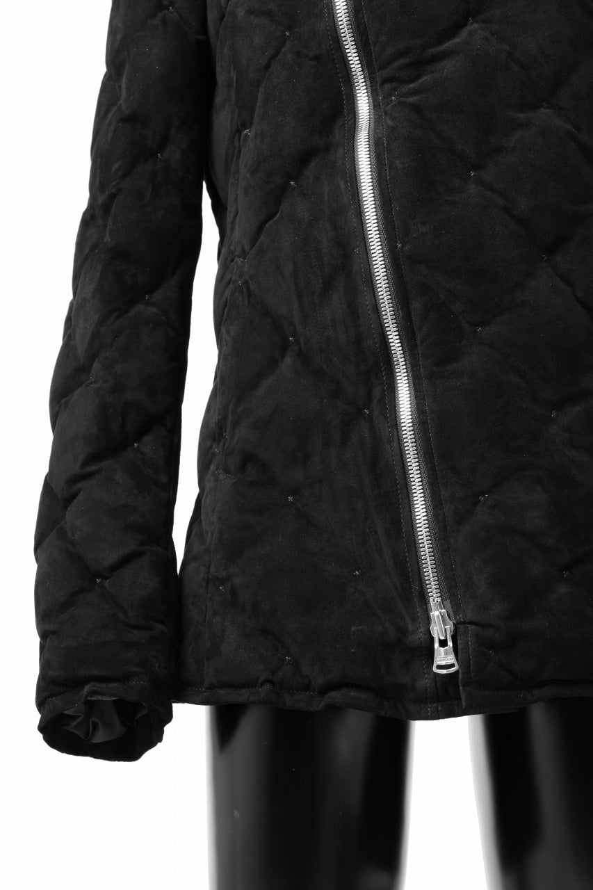 画像をギャラリービューアに読み込む, ISAMU KATAYAMA BACKLASH HOODED DOWN JACKET / KANGAROO REVERSE + POLISH WHITE GOOSE (BLACK)