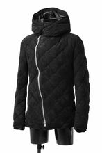 画像をギャラリービューアに読み込む, ISAMU KATAYAMA BACKLASH HOODED DOWN JACKET / KANGAROO REVERSE + POLISH WHITE GOOSE (BLACK)