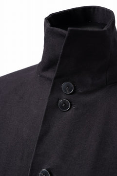Load image into Gallery viewer, m.a+ diagonal pocket medium fit coat / C256/CE6 (BLACK)