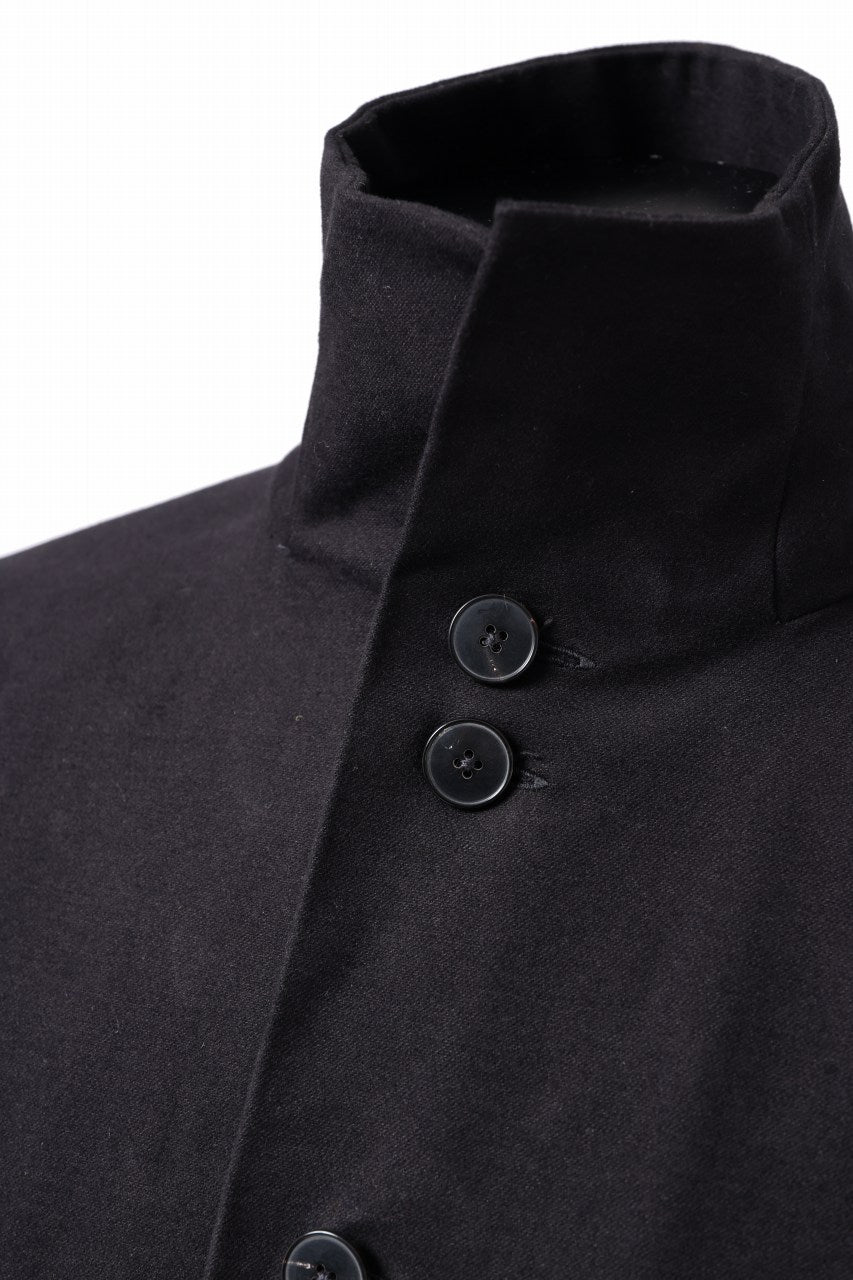 Load image into Gallery viewer, m.a+ diagonal pocket medium fit coat / C256/CE6 (BLACK)