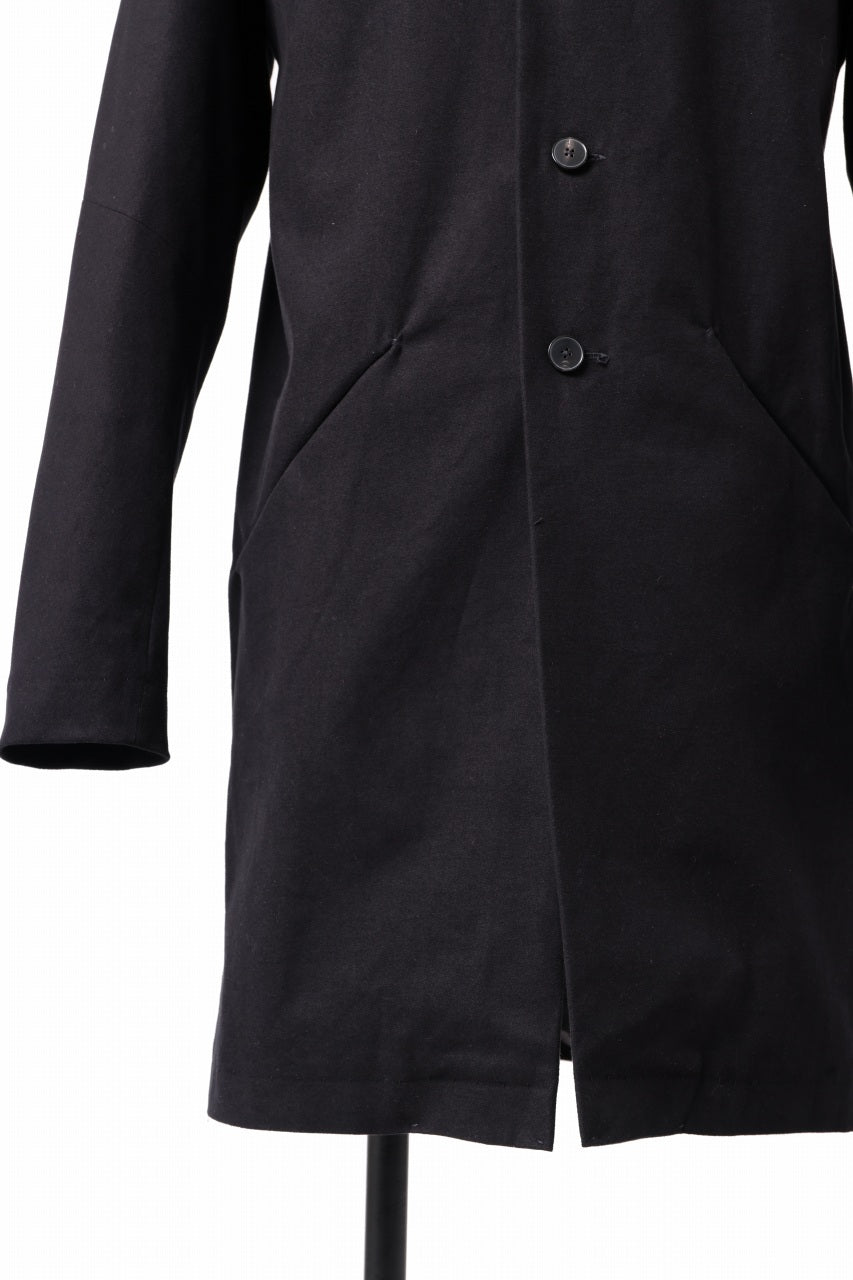 Load image into Gallery viewer, m.a+ diagonal pocket medium fit coat / C256/CE6 (BLACK)