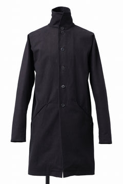 Load image into Gallery viewer, m.a+ diagonal pocket medium fit coat / C256/CE6 (BLACK)