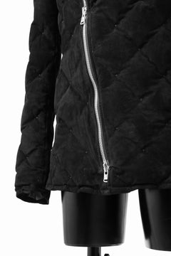 画像をギャラリービューアに読み込む, ISAMU KATAYAMA BACKLASH HOODED DOWN JACKET / KANGAROO REVERSE + POLISH WHITE GOOSE (BLACK)