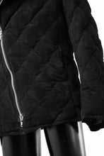 画像をギャラリービューアに読み込む, ISAMU KATAYAMA BACKLASH HOODED DOWN JACKET / KANGAROO REVERSE + POLISH WHITE GOOSE (BLACK)