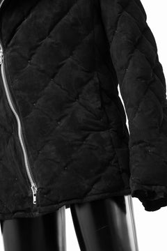 画像をギャラリービューアに読み込む, ISAMU KATAYAMA BACKLASH HOODED DOWN JACKET / KANGAROO REVERSE + POLISH WHITE GOOSE (BLACK)