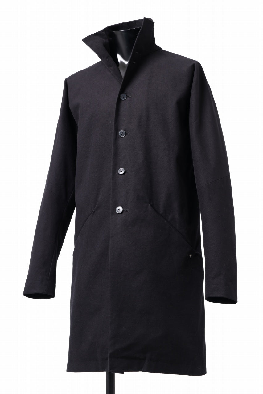Load image into Gallery viewer, m.a+ diagonal pocket medium fit coat / C256/CE6 (BLACK)