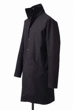 Load image into Gallery viewer, m.a+ diagonal pocket medium fit coat / C256/CE6 (BLACK)