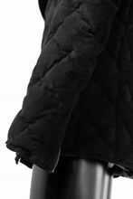 画像をギャラリービューアに読み込む, ISAMU KATAYAMA BACKLASH HOODED DOWN JACKET / KANGAROO REVERSE + POLISH WHITE GOOSE (BLACK)