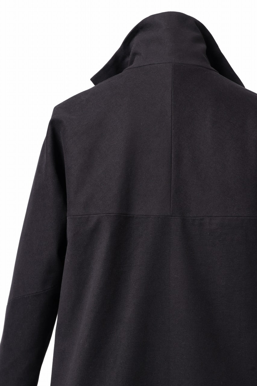 Load image into Gallery viewer, m.a+ diagonal pocket medium fit coat / C256/CE6 (BLACK)