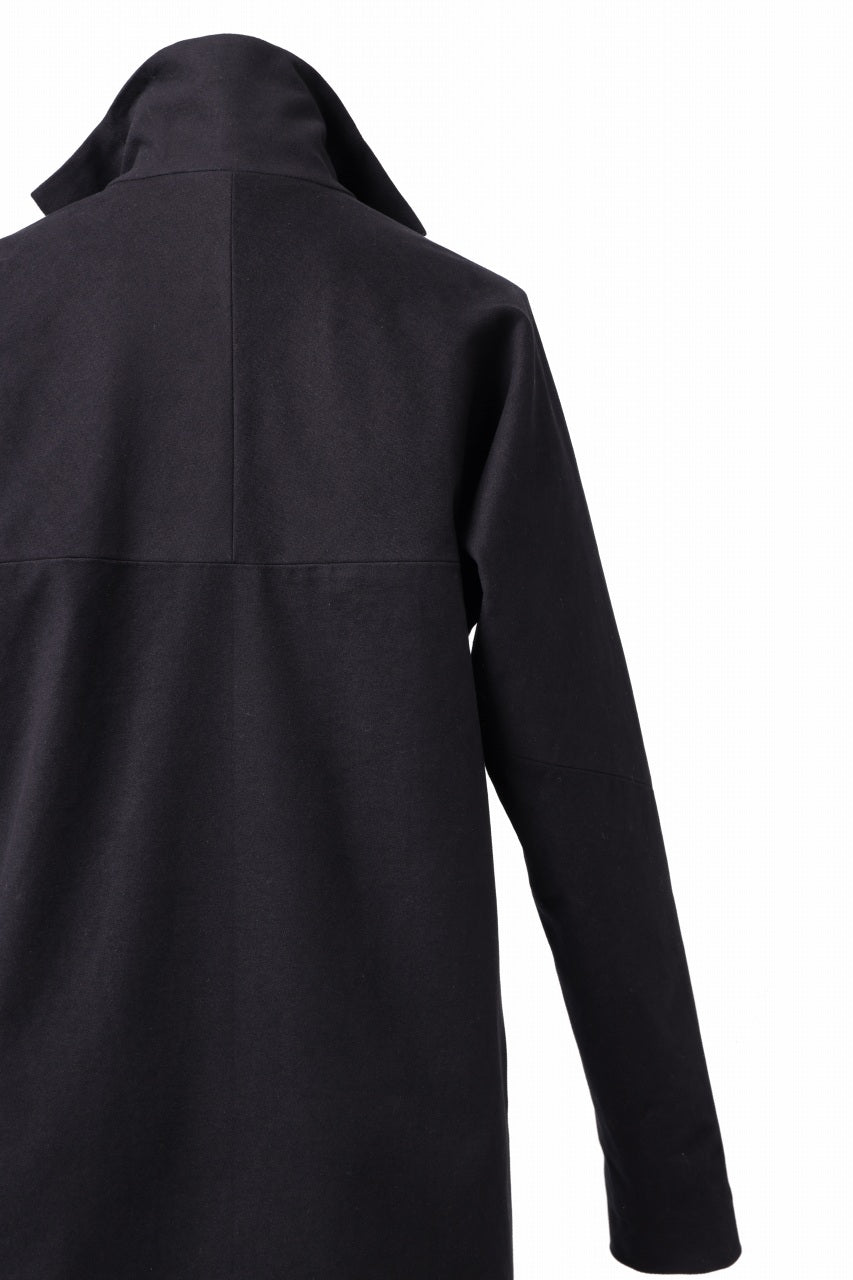 Load image into Gallery viewer, m.a+ diagonal pocket medium fit coat / C256/CE6 (BLACK)