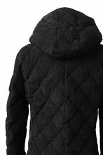 画像をギャラリービューアに読み込む, ISAMU KATAYAMA BACKLASH HOODED DOWN JACKET / KANGAROO REVERSE + POLISH WHITE GOOSE (BLACK)