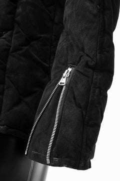 画像をギャラリービューアに読み込む, ISAMU KATAYAMA BACKLASH HOODED DOWN JACKET / KANGAROO REVERSE + POLISH WHITE GOOSE (BLACK)