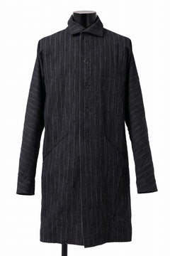 画像をギャラリービューアに読み込む, m.a+ diagonal pocket medium fit coat / C256/CWST (BLACK/WHITE)