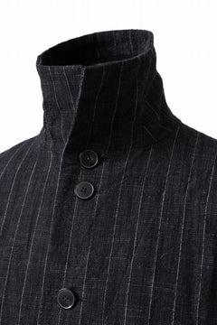 画像をギャラリービューアに読み込む, m.a+ diagonal pocket medium fit coat / C256/CWST (BLACK/WHITE)