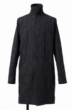 画像をギャラリービューアに読み込む, m.a+ diagonal pocket medium fit coat / C256/CWST (BLACK/WHITE)