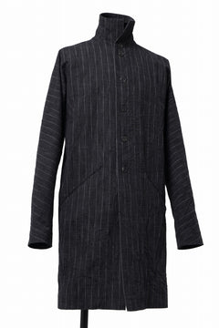 画像をギャラリービューアに読み込む, m.a+ diagonal pocket medium fit coat / C256/CWST (BLACK/WHITE)