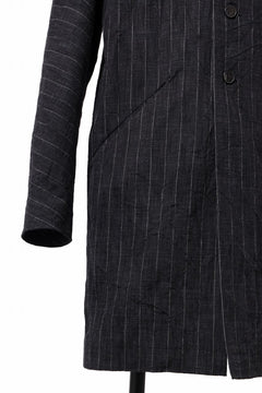 画像をギャラリービューアに読み込む, m.a+ diagonal pocket medium fit coat / C256/CWST (BLACK/WHITE)