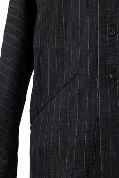 画像をギャラリービューアに読み込む, m.a+ diagonal pocket medium fit coat / C256/CWST (BLACK/WHITE)