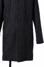 画像をギャラリービューアに読み込む, m.a+ diagonal pocket medium fit coat / C256/CWST (BLACK/WHITE)