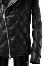 Load image into Gallery viewer, ISAMU KATAYAMA BACKLASH HOODED DOWN BLOUSON / LUXURY STEER + POLISH WHITE GOOSE (BLACK)